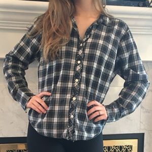 NWOT Eddie Bauer Button Down Plaid Shirt
